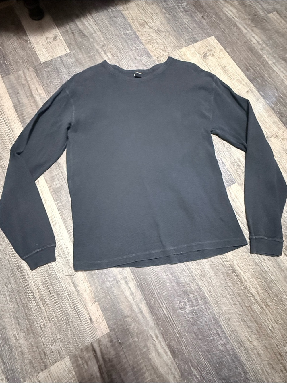 Rapizzi Waffle Knit Thermal Long Sleeve Shirt
